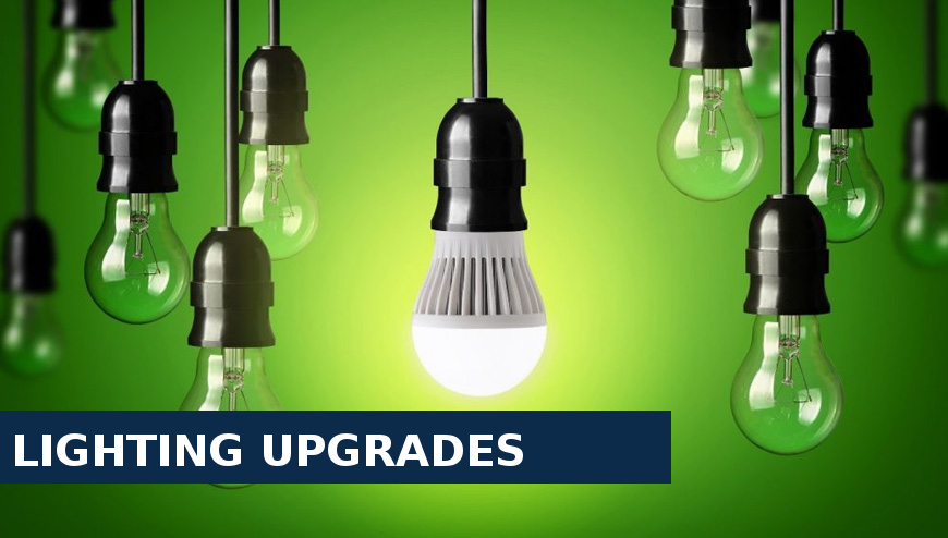 Lighting upgrades Upminster